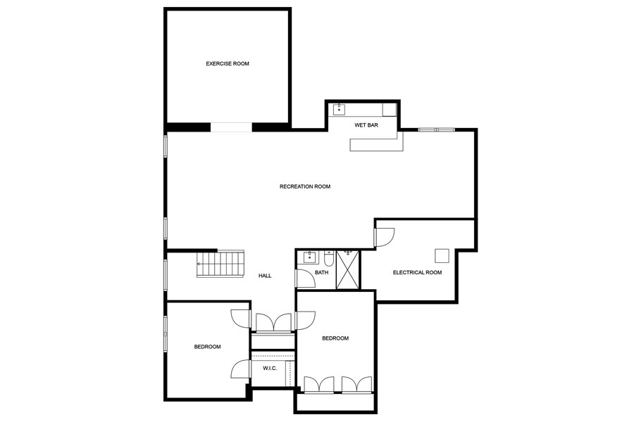Glenview-Custom-Home-103 Globex Developments Custom Homes, Floor Plan 1