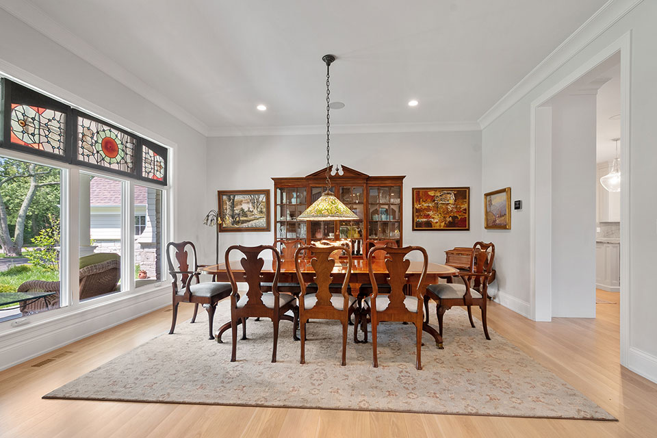 Northfield-Custom-Home-101 - Dining Room Front View - Globex Developments Custom Homes