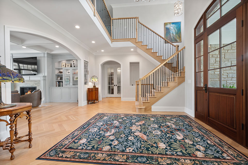 Northfield-Custom-Home-101 - Foyer, Front Door - Globex Developments Custom Homes