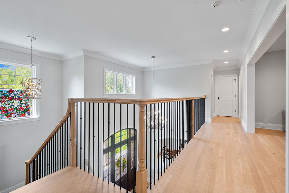 Northfield-Custom-Home-101 - Second Floor Stairs - Globex Developments Custom Homes