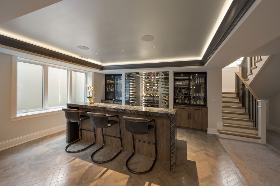 Basement Wine Cellar and Bar