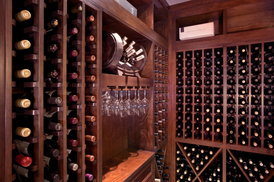 Custom Wine Cellar Rack Detailing