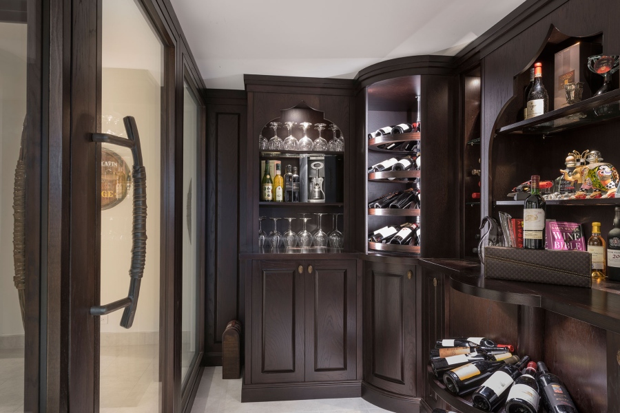 Wine Cellar Door Inside Handle