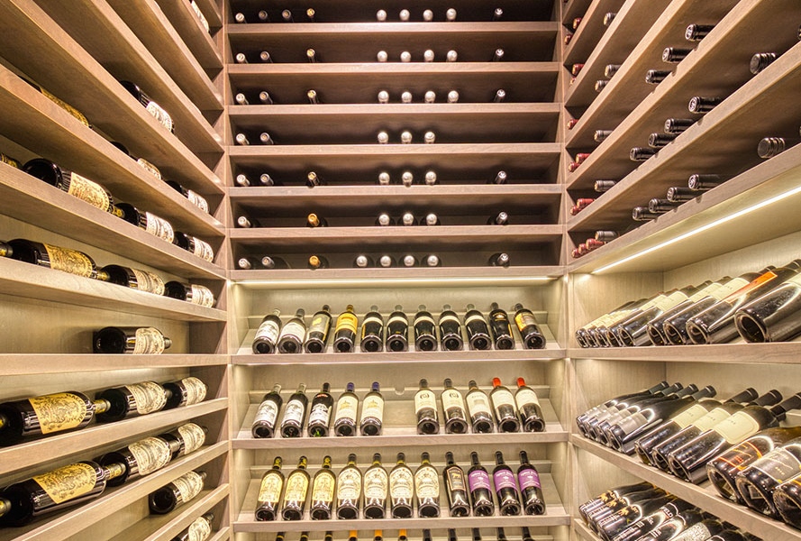 Full Front View of Wine Cellar