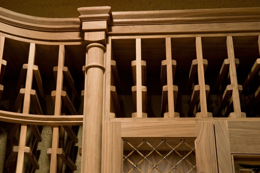 Custom Wine Cellar Trim