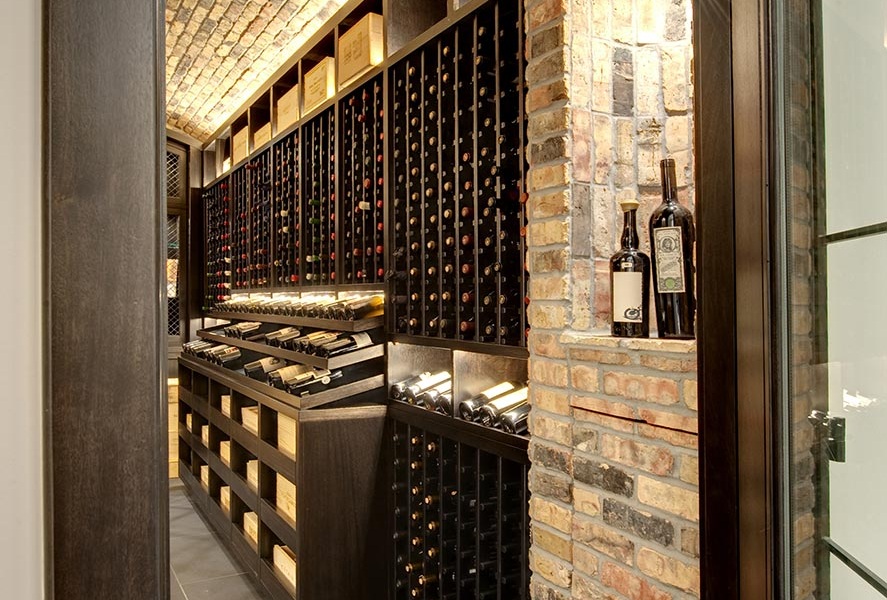 Entryway to Custom Wine Cellar