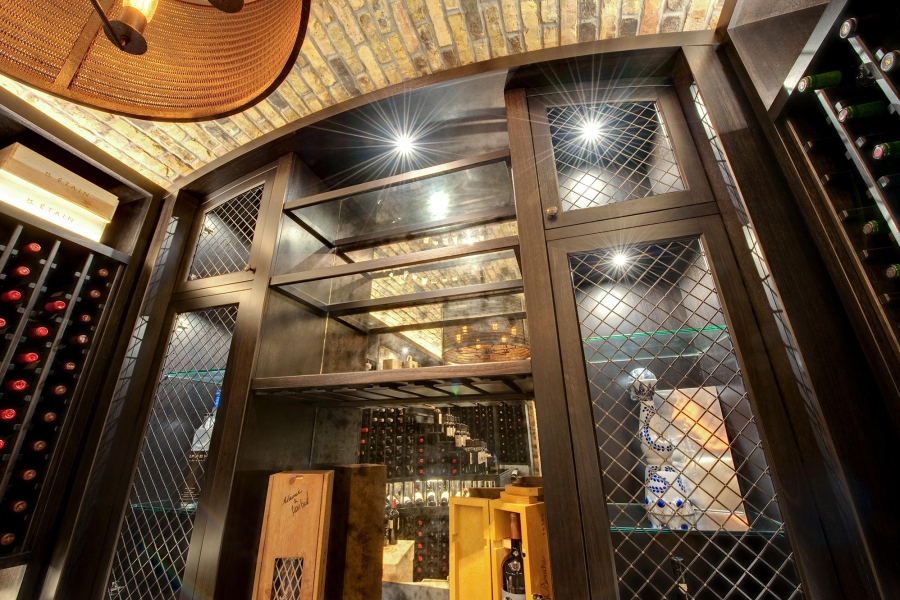 Custom Wine Cellar Shelves