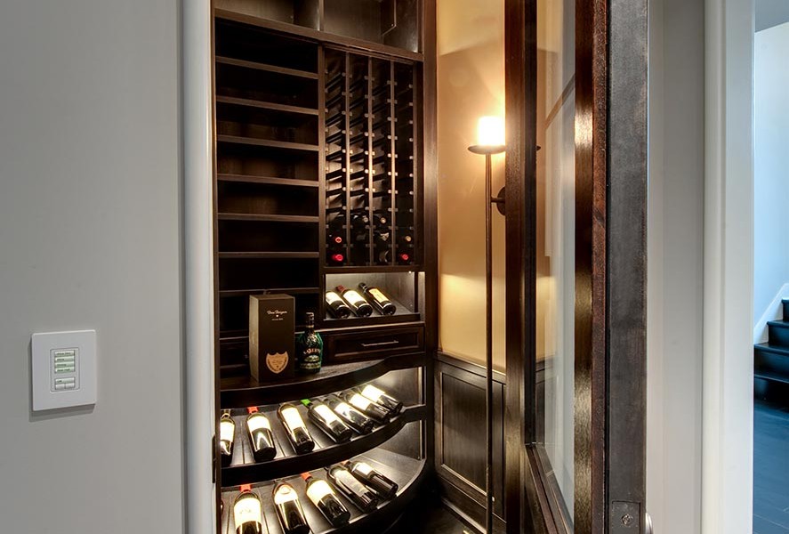 Custom Wine Cellar Entrance